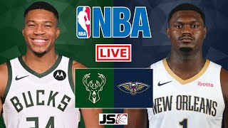 Milwaukee Bucks vs New Orleans Pelicans NBA Live Scoreboard today 2024