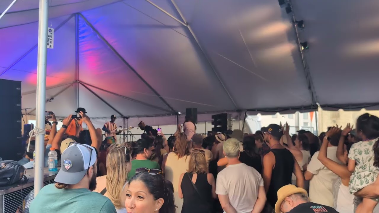 2025-07-26 Sat Lowell Folk Festival 1 Bamba Wassoulou Groove, Malian dance pavilion