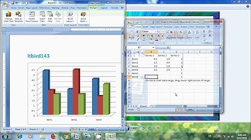 Word 2007: How to insert Charts in word
