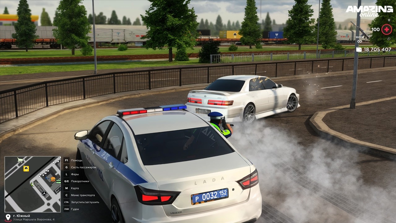 путь госника! вступили в ДПС - делаем отчет на амазинг рп gta