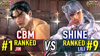 T8 🔥 CBM (#1 Ranked Jin) vs SHINE (#9 Ranked Lili) 🔥 Tekken 8 High Level Gameplay