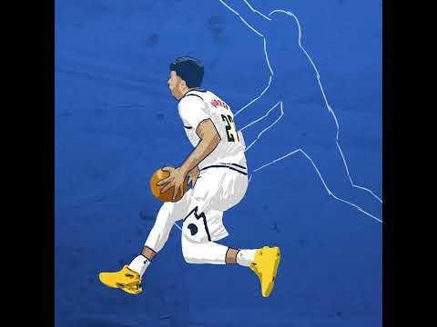 Jamal Murray Denver Nuggets Slam Dunk Rotoscope Animation 