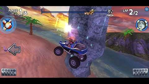 Beach Buggy Racing - Gameplay Walkthrough Part #3 - Sunshine Sprint (iOS, Android)