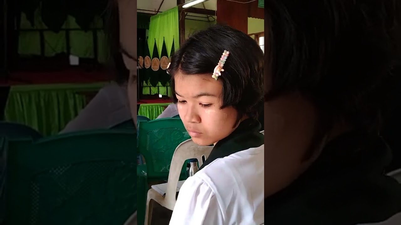 One of my students' presentation စွမ်းရည်ပြိုင်ပွဲ