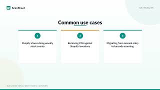 Barcode Scanner for Shopify Stores — 4 Methods Compared #scansheet #skycang