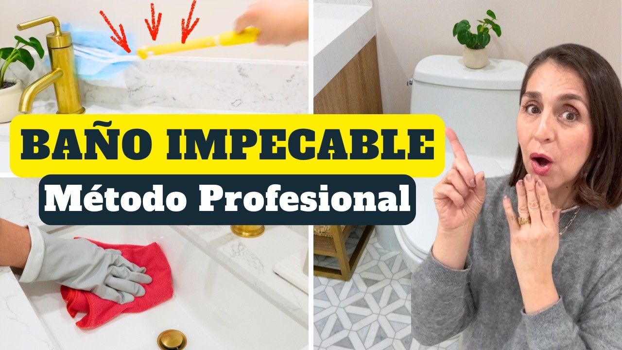 Como Limpiar el Baño CORRECTAMENTE! 🚽 Guía paso a paso con una profesional!