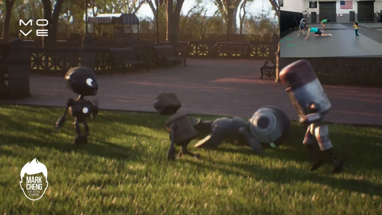 Markerless Motion Capture Example: Robots playing Tags