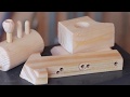 Making Of Miniature Wood train Timelapse