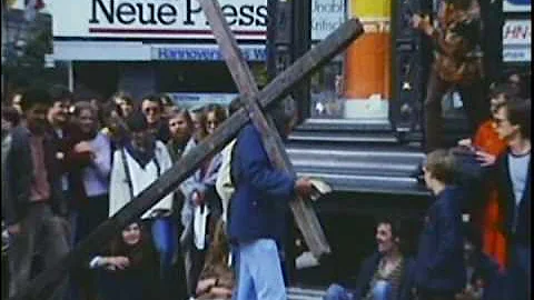 Arthur Blessitt in Hannover 1981