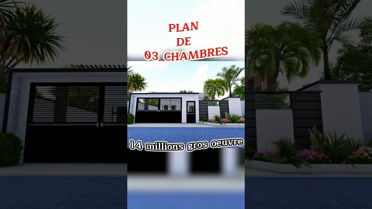 Plans de 03 chambres 