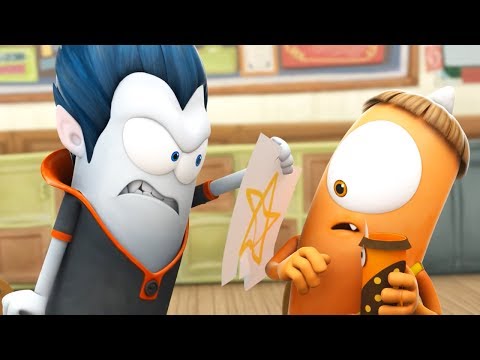 Funny Animated Cartoon | Spookiz Don't Cross Cula's White Line 스푸키즈 | Cartoon For Children
