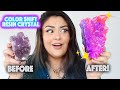 Making a SILICONE MOLD Using LEGOS?! 😳 & Making a COLOR SHIFTING CRYSTAL! 💎