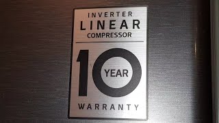 LG Refrigerator-Freezer. Inverter Linear Compressor. 10 Year Warranty. gbb39dsdz. NoFrost: how to