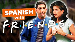 Learn Spanish with Friends  Ross's Surprise News and Rachel's Ring Trouble