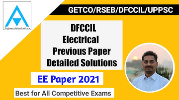 "DFCCIL Electrical 2021 Paper Solutions: Crack the Exam with Confidence!"|Practice Set 82 |Amrit Sir