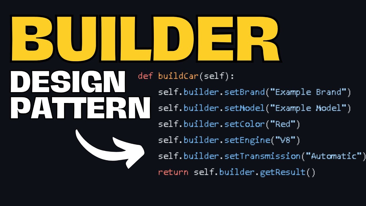 What is the Builder Design Pattern? - YouTube