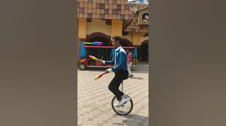 simson unicycle juggling