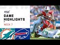 Dolphins vs. Bills Week 7 Highlights | NFL 2019