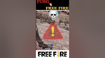 FreeFire Characters VS Pubg ☠️ || #shorts #freefire #freefirevspubg #pubgvsfreefir