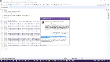Tomcat Apache 9.0 -Eclipse  8005,8009  Server error windows 10