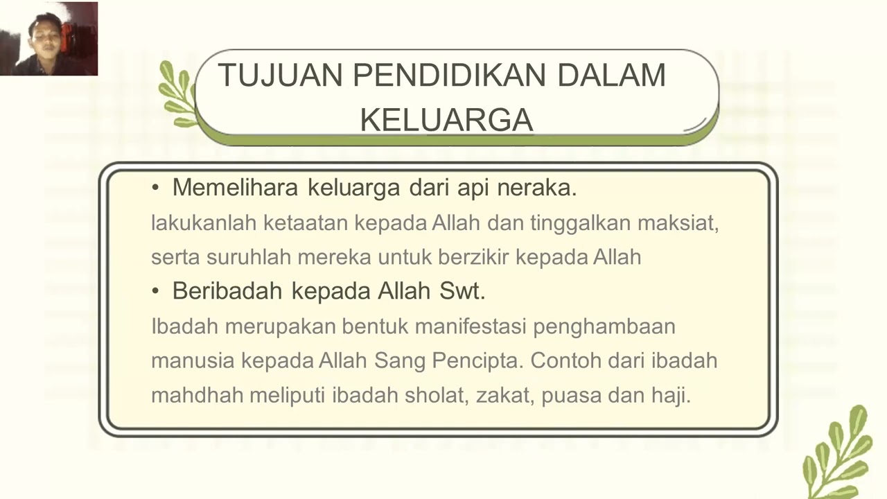 Konsep Pendidikan Keluarga