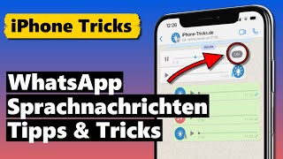 WhatsApp Sprachnachrichten - die besten Tipps & Tricks 🗣️🤫😲 screenshot 2
