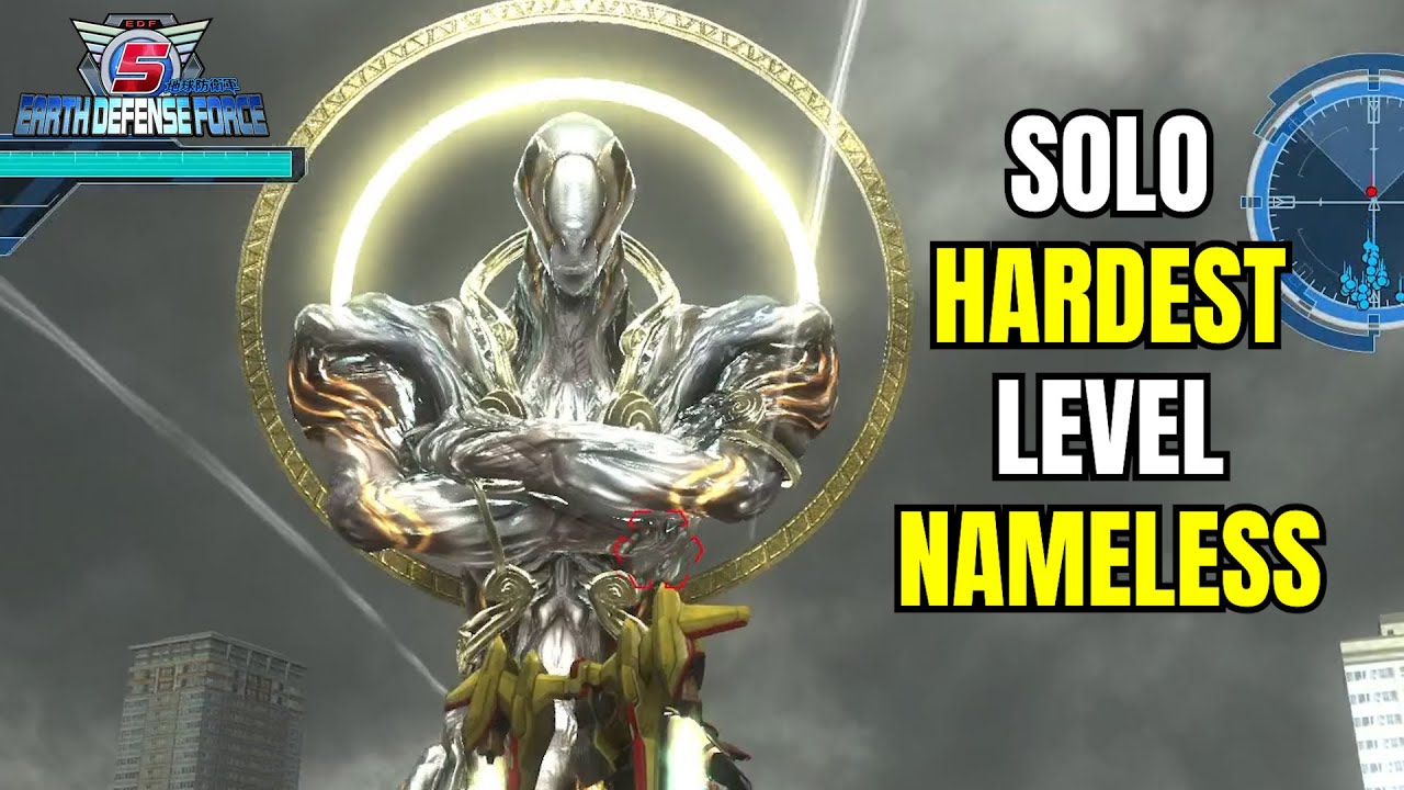 Hardest Difficulty Nameless - Alien God/ Earth Defense Force 5 Mission ...