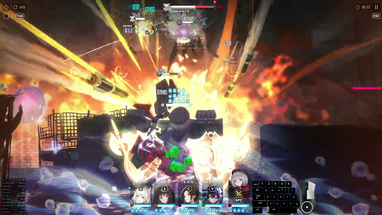 NIKKE - 34-31 Hard 860k Power/47.41% Deficit - YouTube