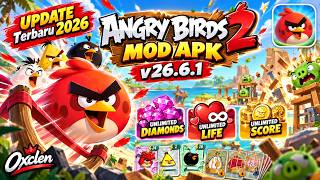 Angry Birds 2 Mod APK v26.6.1 (Unlimited Diamonds, Life & Score) Terbaru 2026 screenshot 3