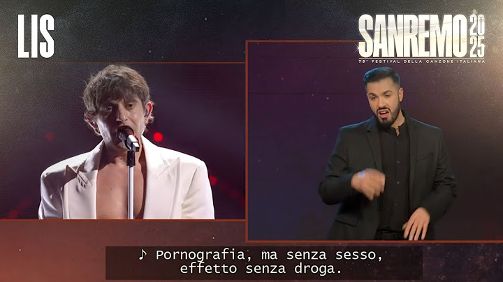 LIS Sanremo 2025 - Rkomi canta “Il ritmo delle cose”