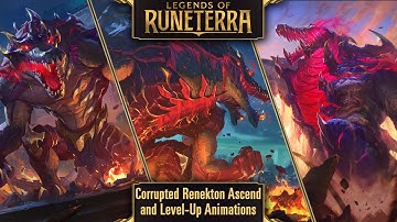 Legends of Runeterra - Corrupted Renekton Level-Up Animation