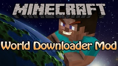 Minecraft World Downloader Mod 1.3.2 - Multi-World Server Downloader