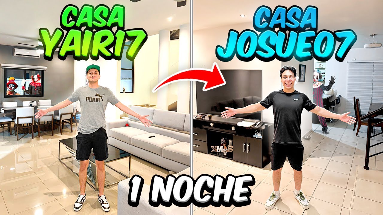 CAMBIO de CASA con YAIR17 por UNA NOCHE y TERMINA en DESASTRE...