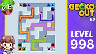 Gecko Out Level 998 Solution Walkthrough