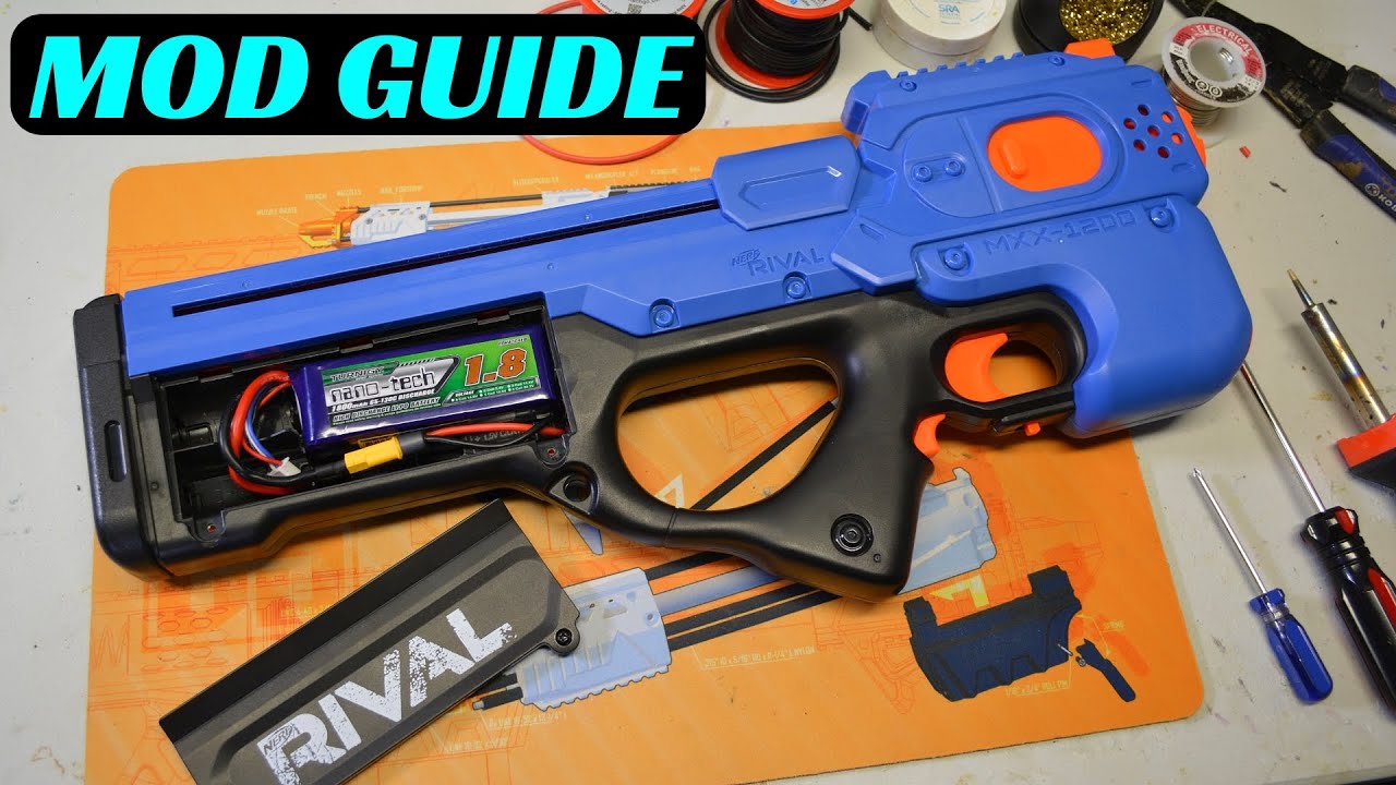 NERF RIVAL CHARGER In-depth Modification Guide - YouTube
