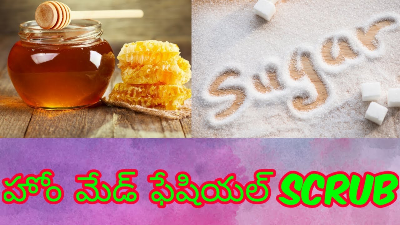 DIY Honey,Sugar Facial Scrub/Remove Blackheads/Skin Brightening Scrub