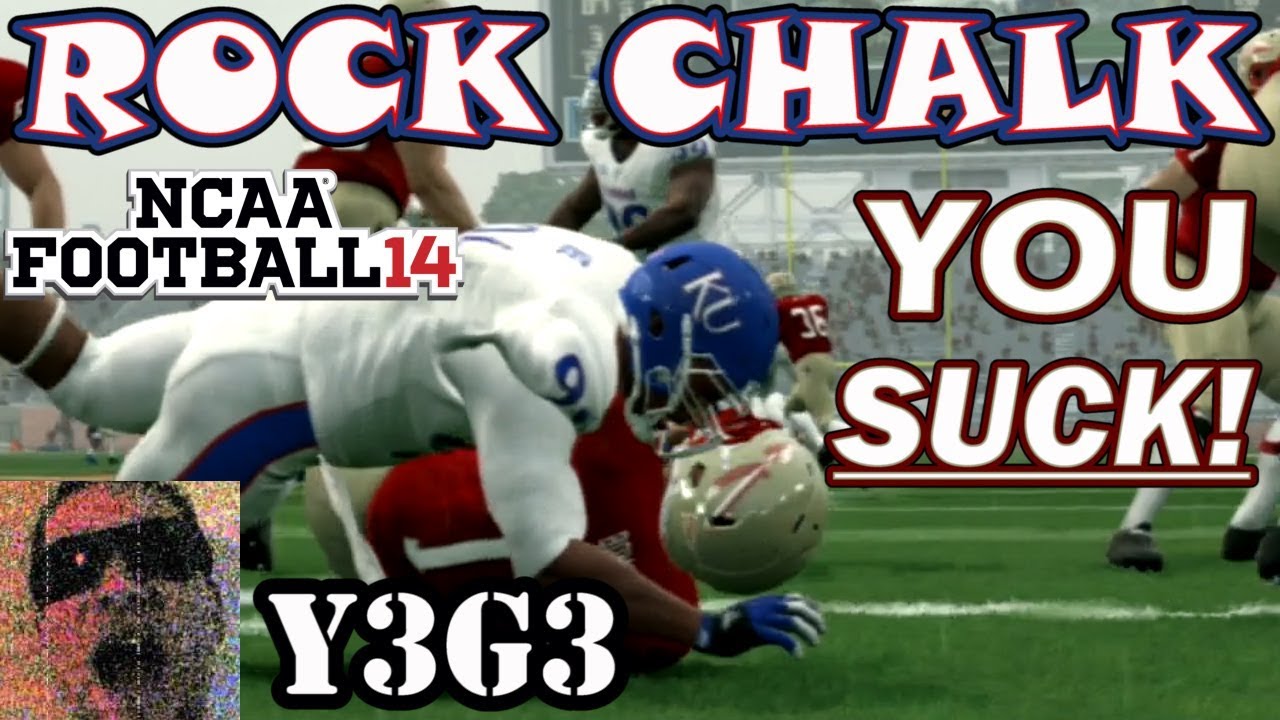 NCAA Football 14 Teambuilder Dynasty Vs Kansas Year 3 Game 3 YouTube