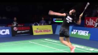 2014 BCA Indonesian Open SF [WS] Ratchanok vs Wang Shixian (TV) (Sports) screenshot 1