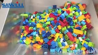 Automatic lego blocks toy brick vffs vertical form fill seal multihead weighing packaging machine