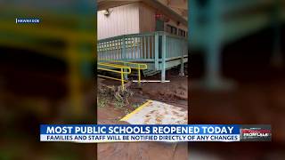 Two Big Island schools remain closed until Thursday, all others reopen Wednesday after Hurricane