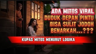 Duduk depan pintu bisa sulit jodoh,benarkah berikut penjelasannya #viral 