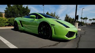 Stunning Lime Green Lamborghini Gallardo