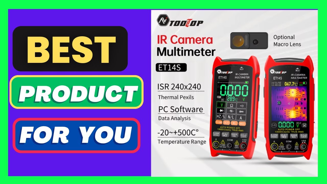 TOOLTOP ET14S -20~550℃ Thermal Imaging Camera 2.8inch