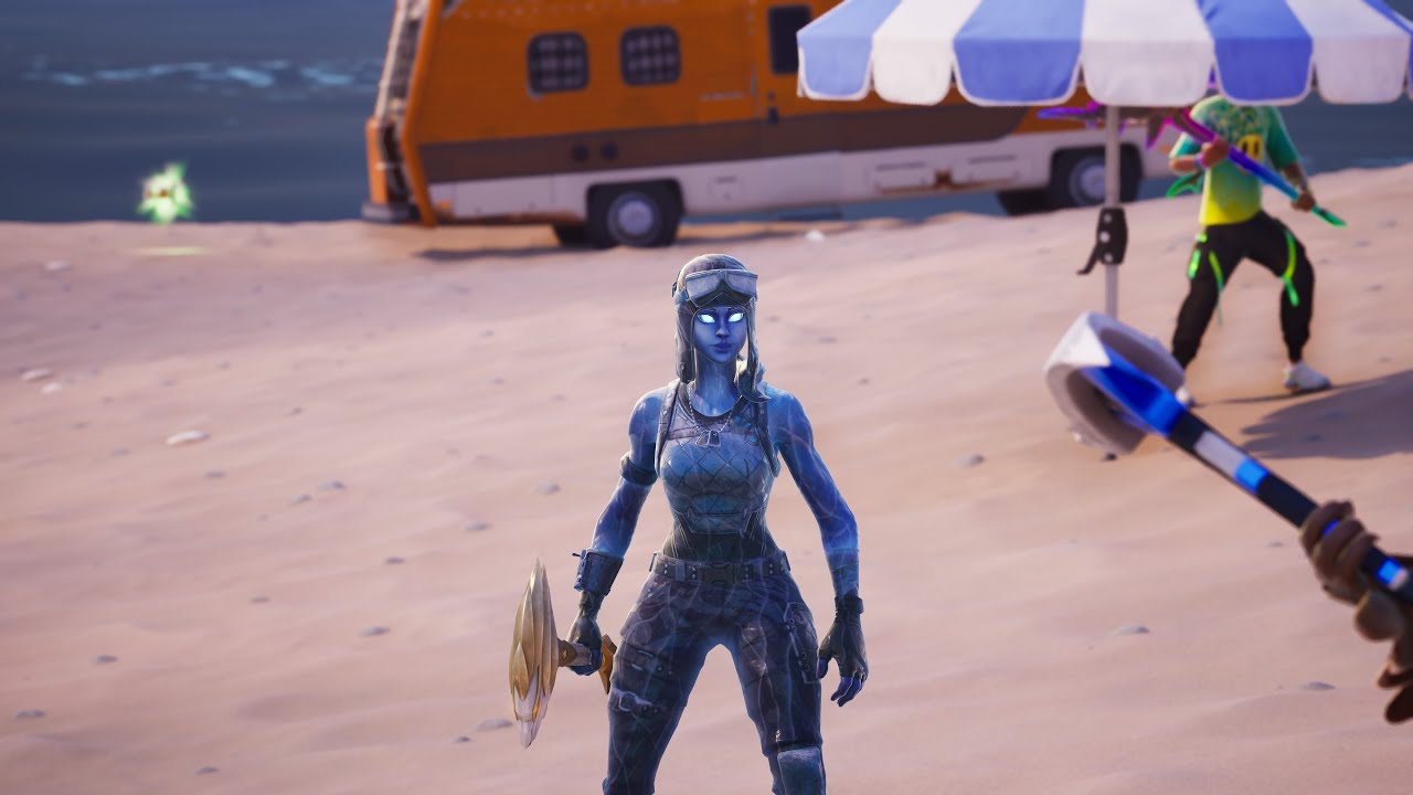 Permafrost Raider gameplay in fortnite blitz