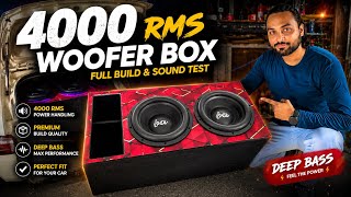 “TSB Audio 4000 RMS Woofer Box Full Bass Test & Review | Car Audio Beast 🔥”