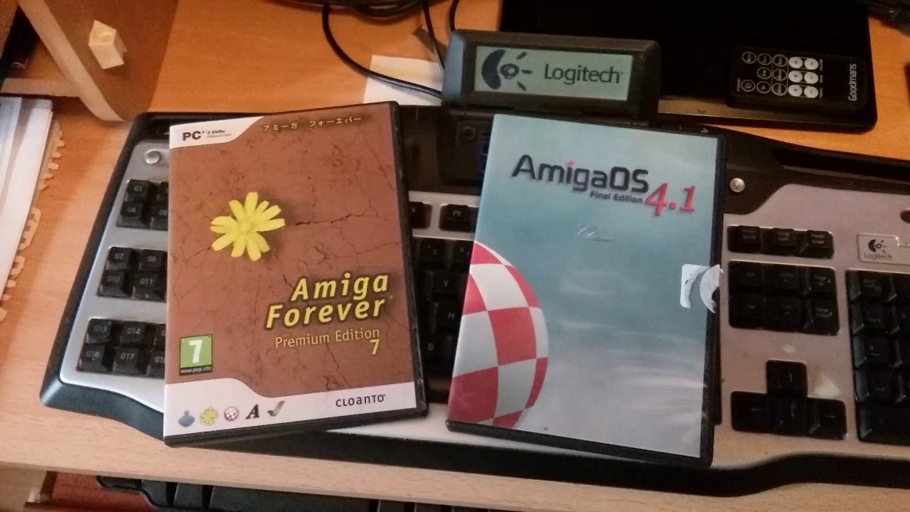 Amiga 1200 Tower and Gotek flashfloppy and BLUE LED Display YouTube