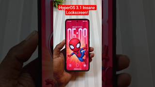HyperOS 3.1 Lock Screen 😱 Next Level! #shorts #hyperos3theme
