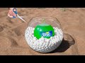 DIY Sprite Balloon vs Mentos in the Aquarium!