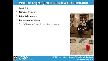 PHYS2113 2023 Video 6 -- Lagrange