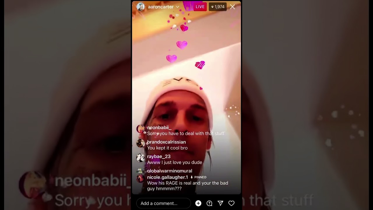 Aaron Carter - Police arrive-throwing Baby and Mel out and chooses Instagram over them!